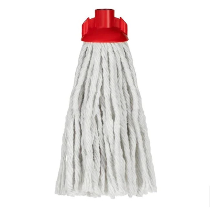 Mop din bumbac alb pentru curatare eficienta