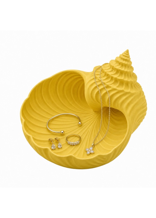Marova ékszerszervező, PrintForge®, 3D nyomtatott, 20x20x14 cm, PLA-ból készült, BPA-mentes, Sárga