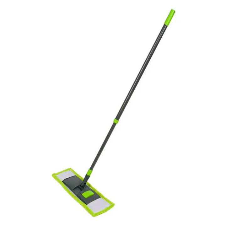 Mop microfibre verde lime coada extensibila 130cm podele