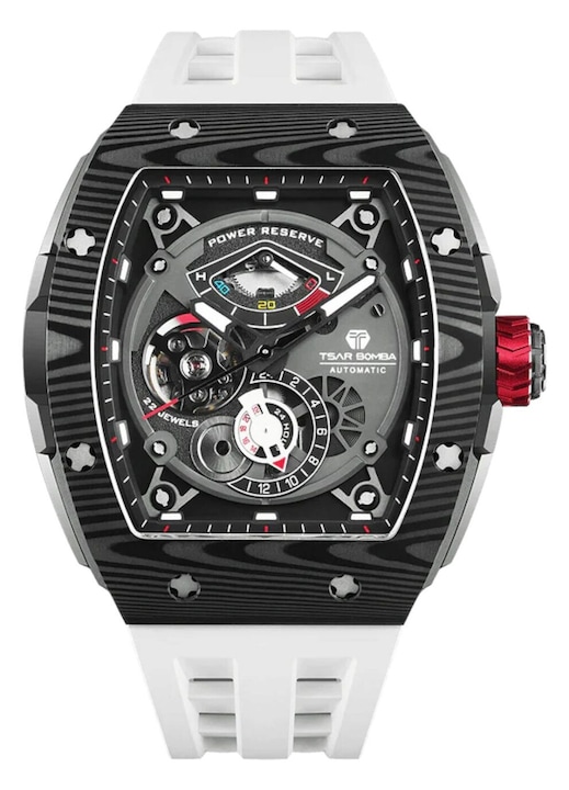 Tsar Bomba TB8210CF2-02 Мъжки часовник Elemental Carbon Automatic 46mm 5ATM