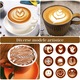 Cana de spumat lapte, 600 ml 20 oz – Cana din otel inoxidabil pentru spumarea laptelui, ibric pentru aburit lapte, pentru cafea, cappuccino, latte art, pentru barista, cu stilou de decorat