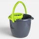 Galeata Rotunda Gri pentru Mop cu Storcator Verde 13L