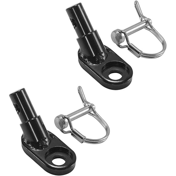 Cuplaj de remorca pentru bicicleta inclinat pentru majoritatea remorcilor de biciclete, 2 cuple de remorca pentru bicicleta pentru copii si caini, accesoriu pentru bicicleta