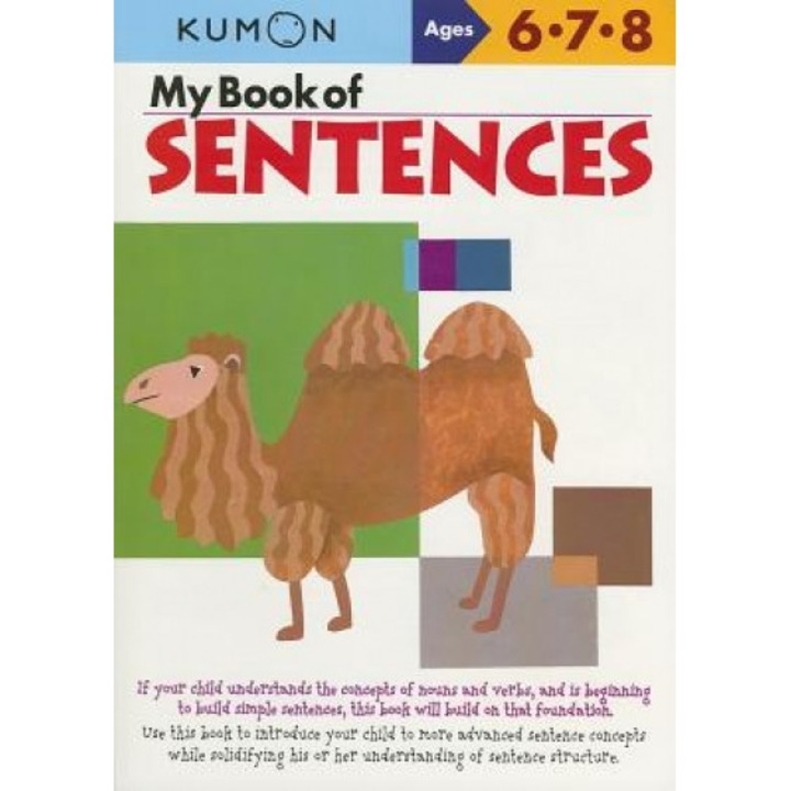 My Book of Sentences: Ages 6,7, 8,