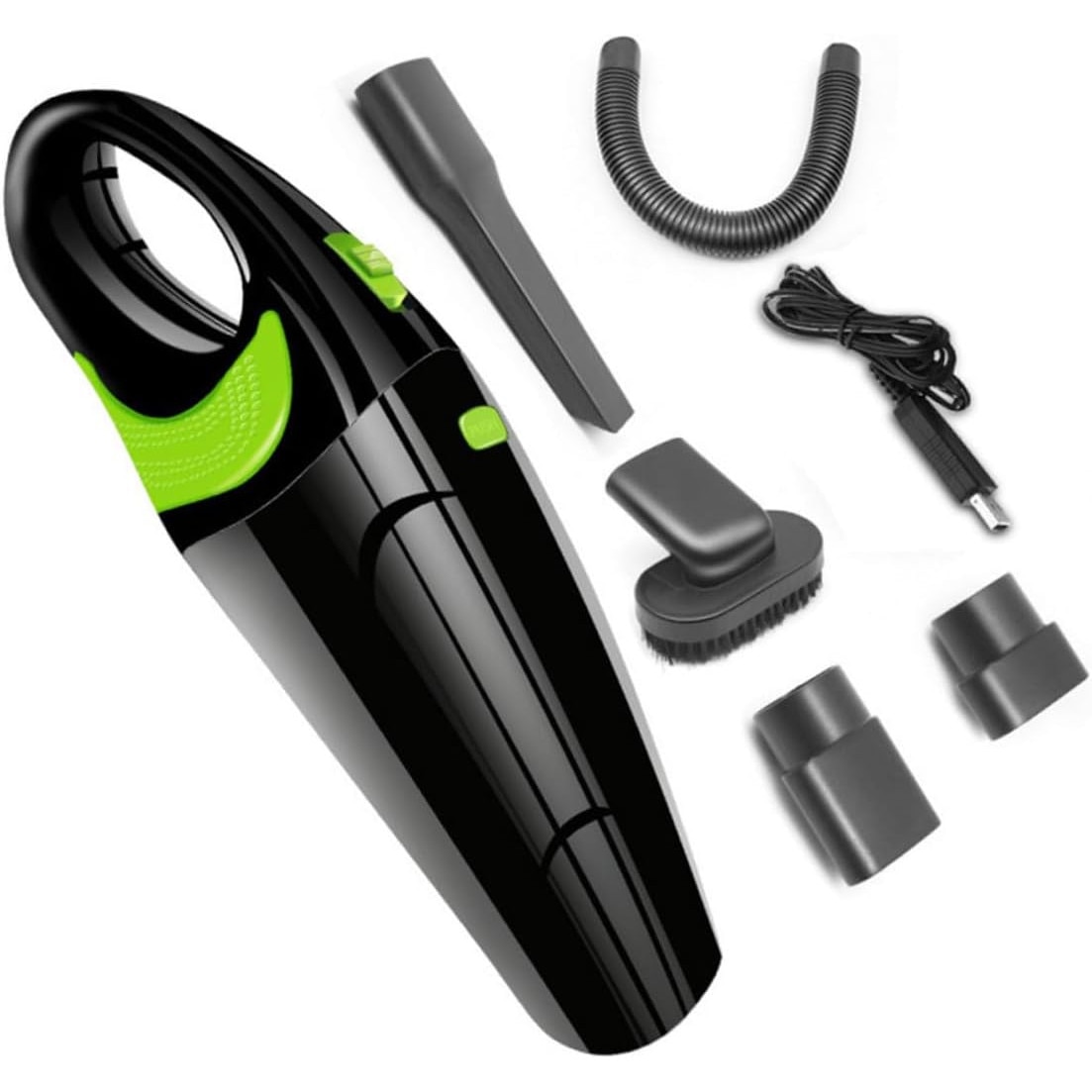 Mini aspirator portabil fara fir reincarcabil prin USB pentru masini mici si colectare rapida a prafului si lichidelor