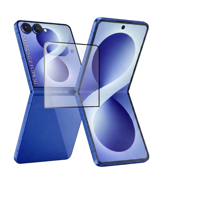 Folie sticla pentru Samsung Galaxy Z Flip8 111d Full Cover / Full Glue tempered glass - clear