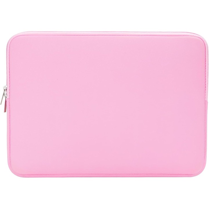 Husa Laptop 15.6" RAINYEAR, Protectie Padded Neopren, Roz