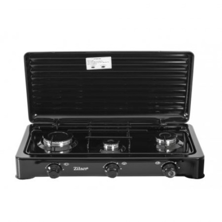 Zilan 3 égős kempingfőző, LPG palackos