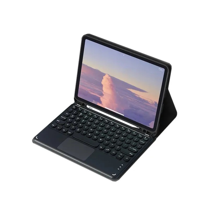 Tastatura Bluetooth cu husa, negru, 24x16x1cm, pentru Galaxy Tab S6 Lite
