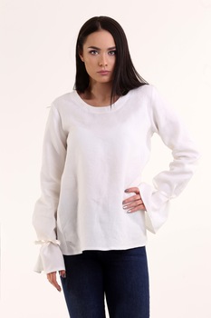 Bluza dama cu maneca lunga, MARYETT, Marimea S, In, Alb Bluza dama cu maneca lunga, MARYETT, Marimea S, In, Alb