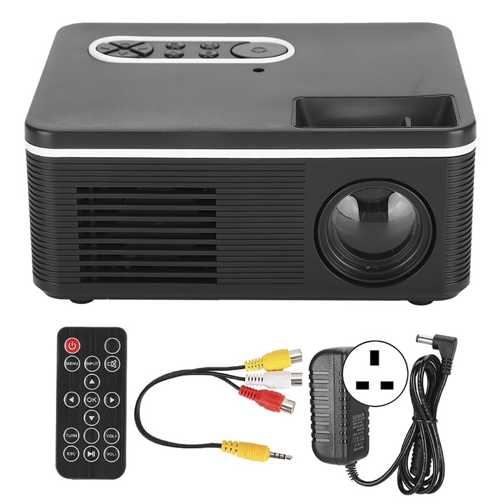 Mini projektor S361 otthoni használatra 1080p