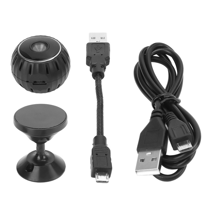 Мини HD 1080P охранителна камера, с приложение, поддържа WIFI