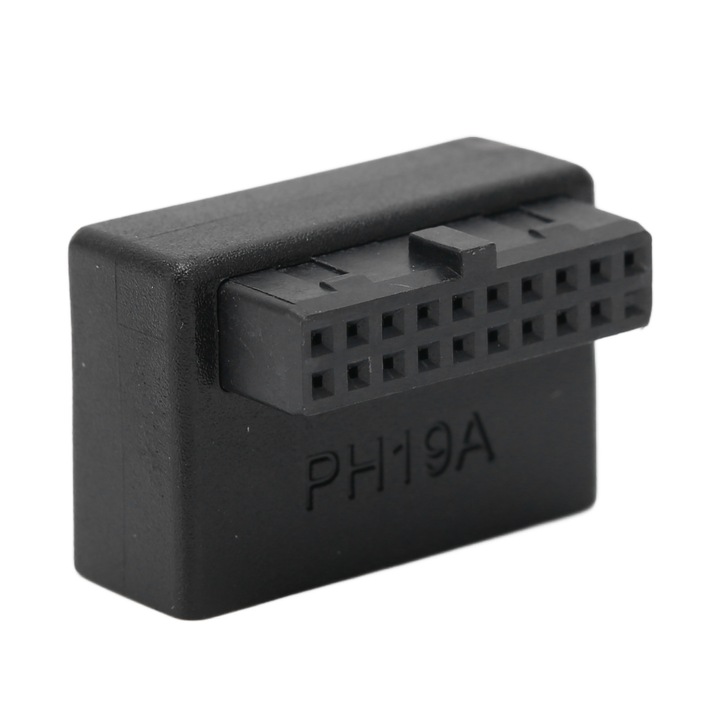 Adaptor USB pentru panoul frontal 90° USB 3.0 19Pin la 20Pin