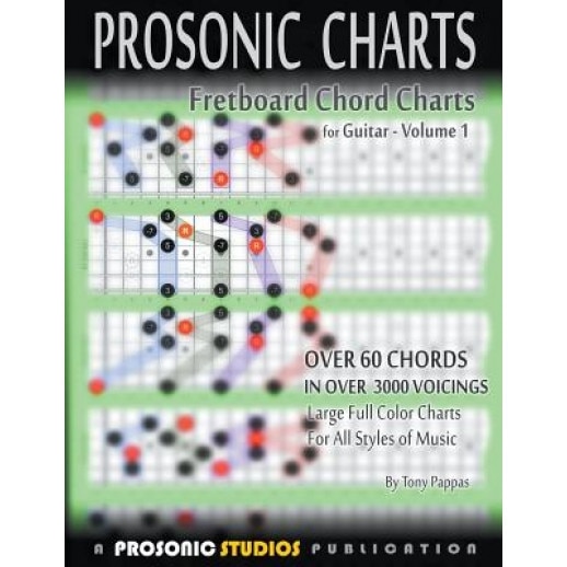 Fretboard Chord Charts for Guitar - Volume 1, Tony Pappas (Author)