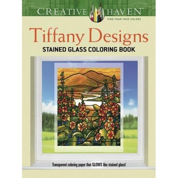 Creative Haven Tiffany Designs Stained Glass Coloring Book, A. G. Smith (Author) Creative Haven Tiffany Designs Stained Glass Coloring Book, A. G. Smith (Author)