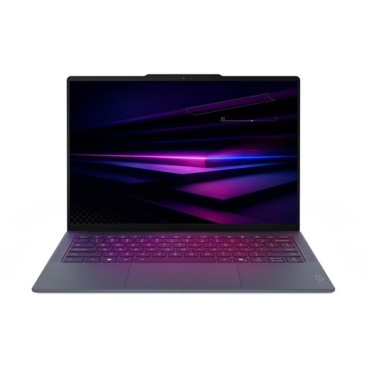 Лаптоп Lenovo Yoga Slim 7 Ultra 14IPH11, 83QK002PBM, 14", Intel Core Ultra X7 358H (16-ядрен), Intel Arc B390 12 Core, 32GB 9600MHz LPDDR5x, Син