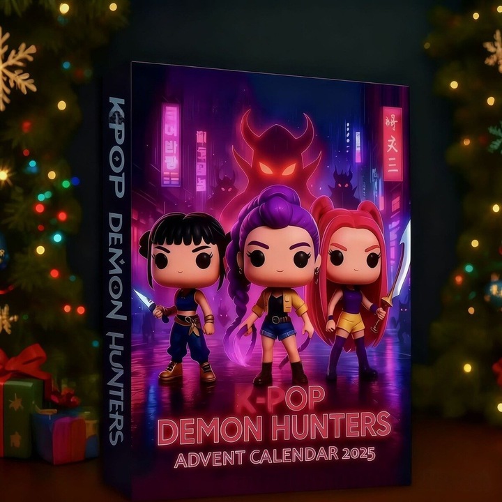 Адвент календар Kpop Demon Hunters 2026 комплект 24 мини фигурки многоцветен 30см