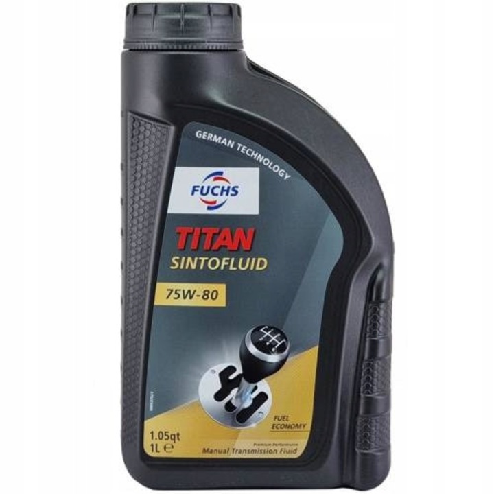 Ulei transmisie manuala Fuchs Titan Sintofluid 75W80 GL-4, sintetic, 3x1L