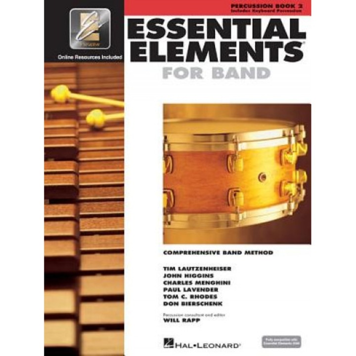 Essential Elements for Band - Book 2 with Eei: Percussion/Keyboard Percussion, Various (Author)