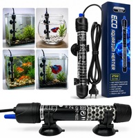 Mini incalzitor acvariu 25W cu termostat Aqua Zonic Eco Aquarium Heater, pentru acvarii mici si bol, reglabil 17-35°C, pana la 40 L, mini, sticla termorezistenta, indicator LED, 15, 5 cm lungime x 2 cm diametru