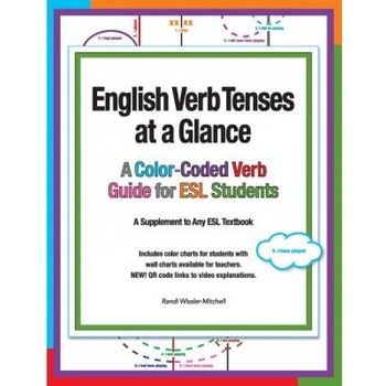 English Verb Tenses at a Glance: A Color-Coded Verb Guide for ESL Students, Randi Wissler-Mitchell (Author) English Verb Tenses at a Glance: A Color-Coded Verb Guide for ESL Students, Randi Wissler-Mitchell (Author)