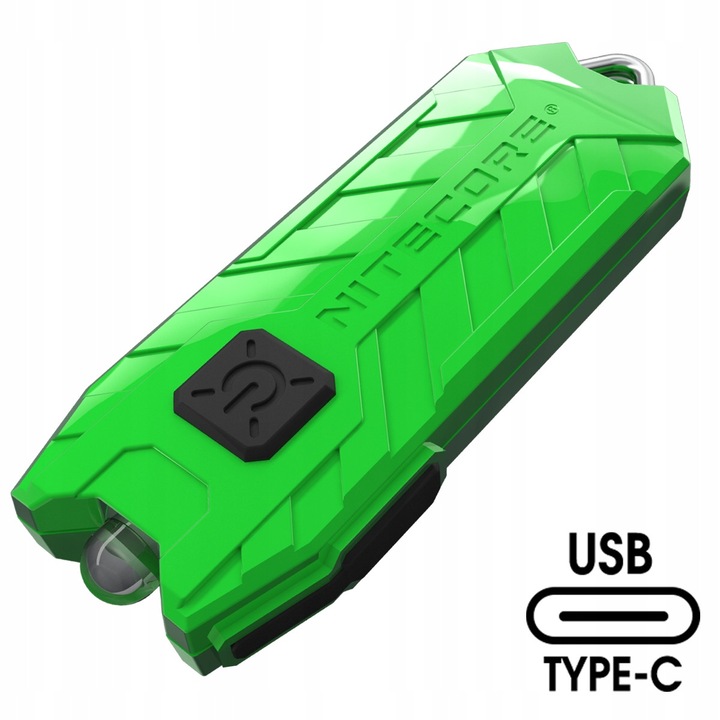 Lanterna Nitecore TUBE V2.0, Verde, 55lm, USB-C, Breloc