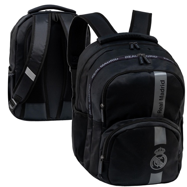 Rucsac sport Astra Real Madrid negru 44x32x19cm