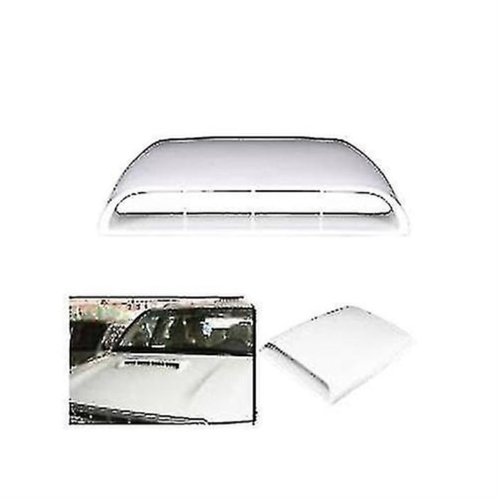 Ornament universal pentru capota auto, negru, dimensiuni universale