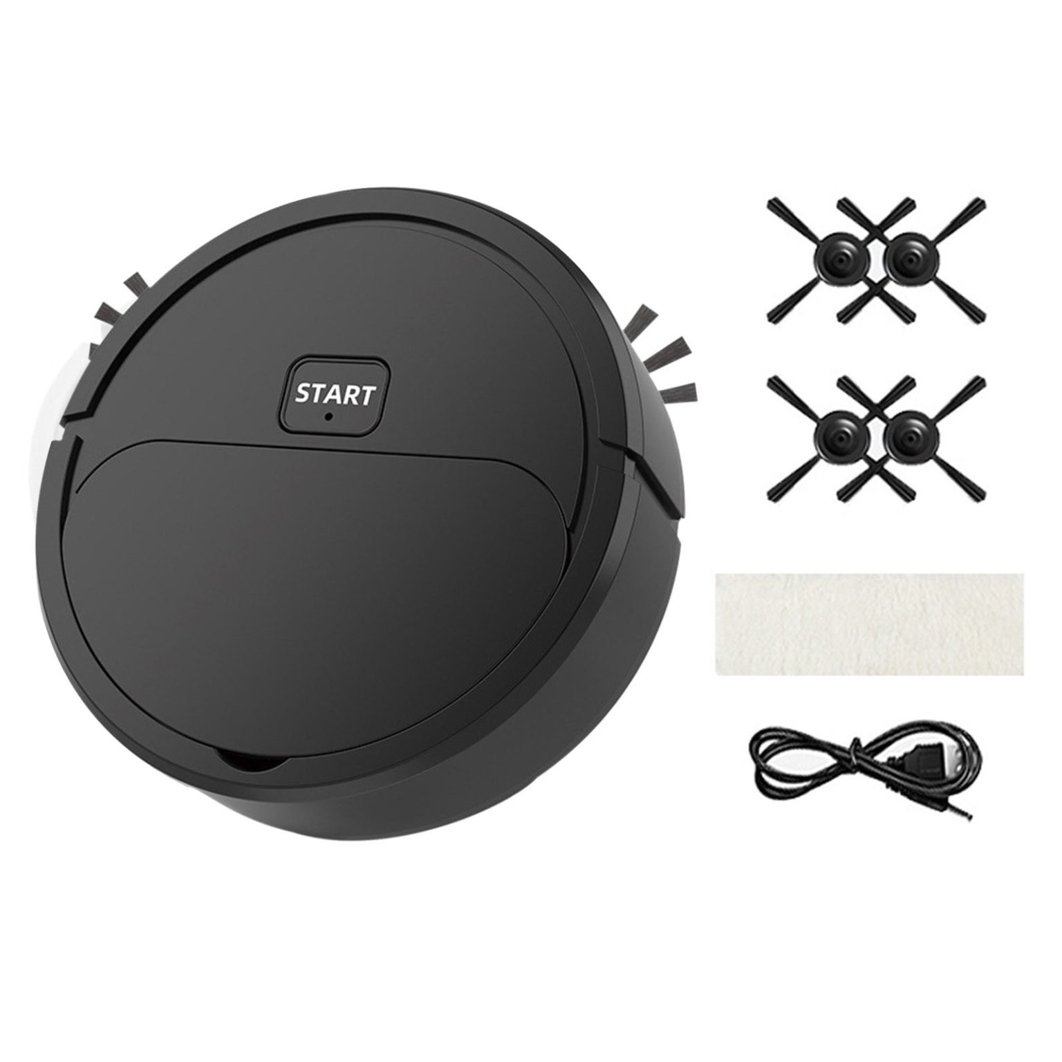 Aspirator robot cu mop, programabil Wi-Fi, autoincarcare, navigare multisuprafete, 40min autonomie
