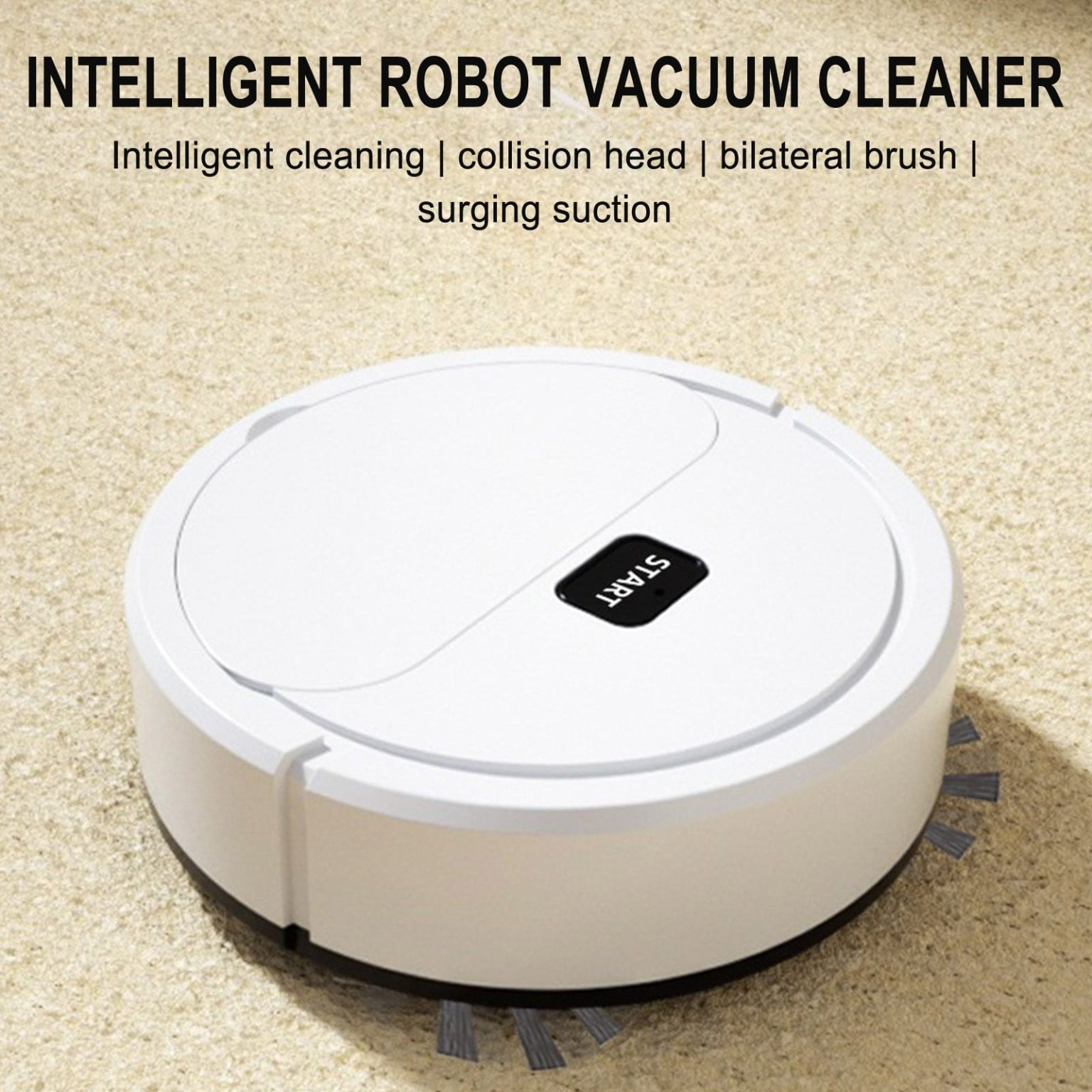 Aspirator robot cu mop, programabil Wi-Fi, autoincarcare, navigare multisuprafete, 40min autonomie