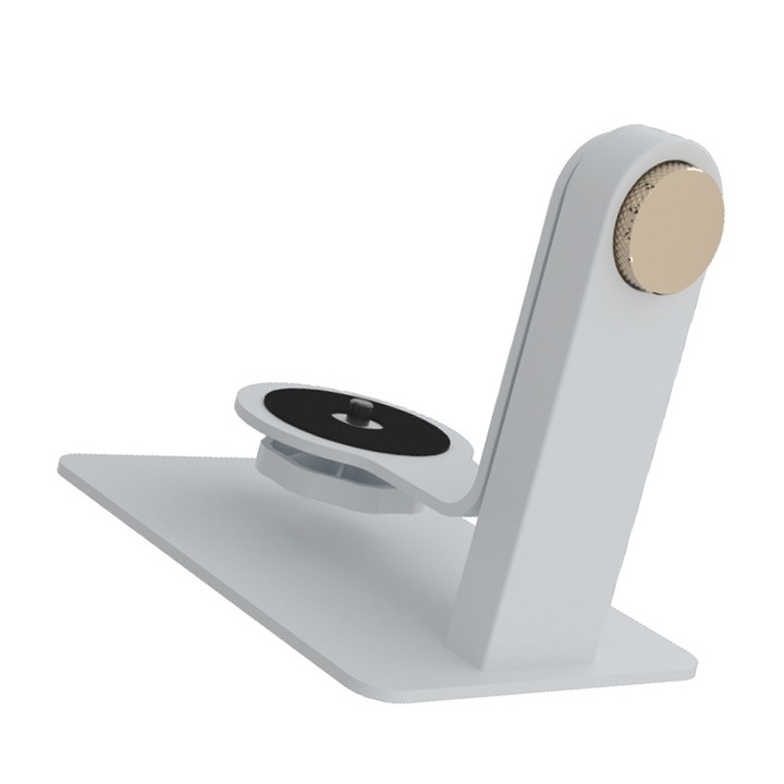 YANYXR projektor tartó, 360°-ban állítható, fekete-fehér, 21cm, 3kg