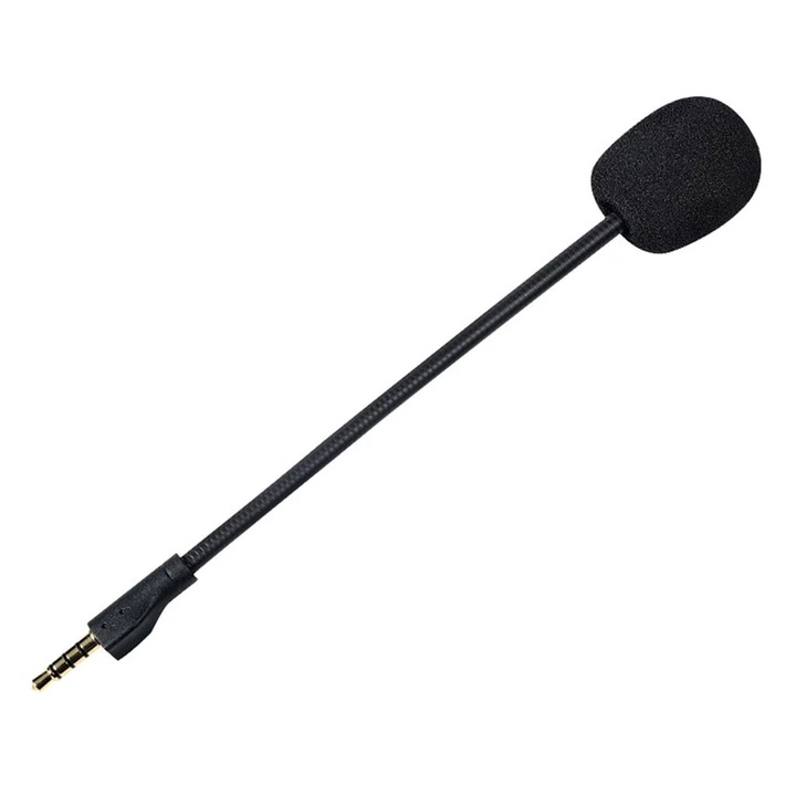 YANYXR csere mikrofon Arctis 1 fejhallgatóhoz, levehető, fekete, 16cm