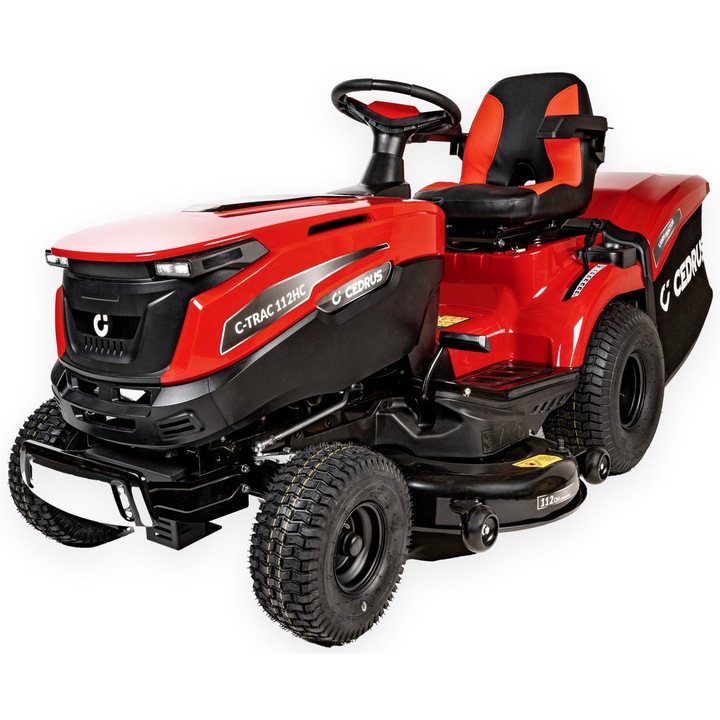 Tractor de tuns iarba Cedrus C-Trac 112HC, 20CP, hidrostatic, 112cm, negru, 172x119x106cm