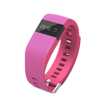 Bratara fitness TechONE™ TW64, BT 4.0, rezistenta la apa ip66, Android, iOS, notificari, OLED, stand by 15 zile, roz Bratara fitness TechONE™ TW64, BT 4.0, rezistenta la apa ip66, Android, iOS, notificari, OLED, stand by 15 zile, roz