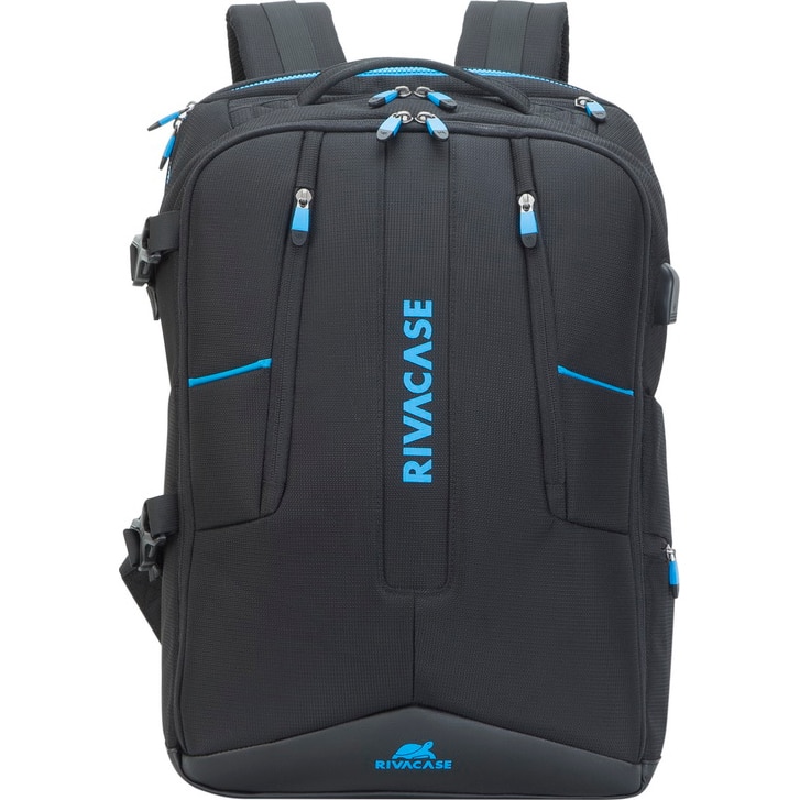 Rucsac Gaming pentru laptop Rivacase 17.3", PORT USB, 7860 BLACK
