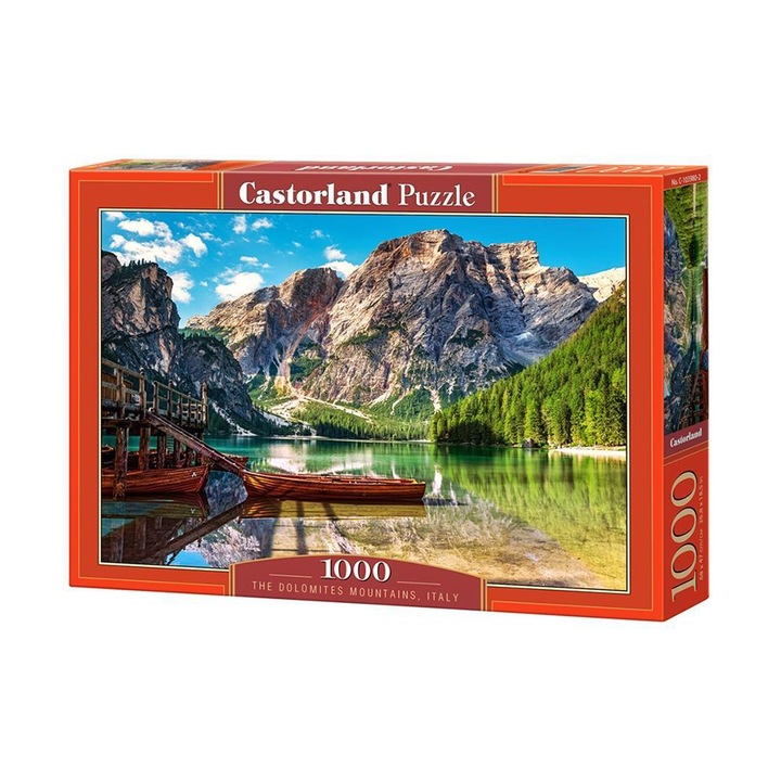Puzzle Castorland, Muntii Dolomites, Italia, 1000 Piese