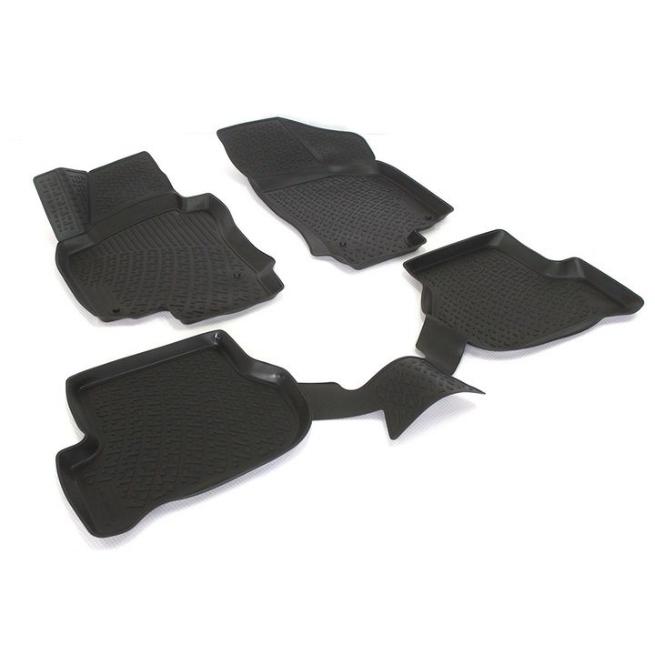 Set Covoare cauciuc stil tavita SKODA OCTAVIA II 2004->