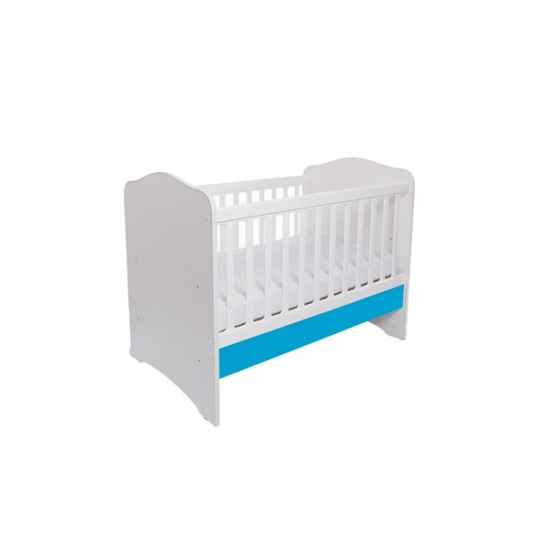 Patut eurogloria como fara sertar - alb cu albastru + saltea cocos 7 cm_deleted