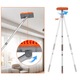 Mop Mikrofibra Telescopic 4 Sectiuni Aluminiu Curatare Tavan