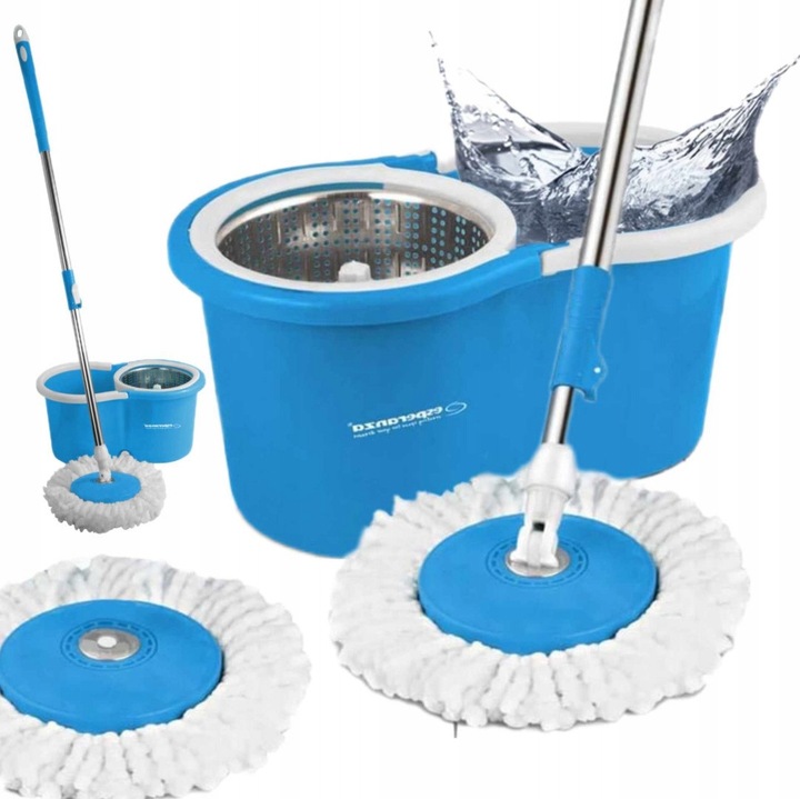 Mop Rotativ PERFECT CLEAN 360, Set Complet cu Galeata si Microfibra