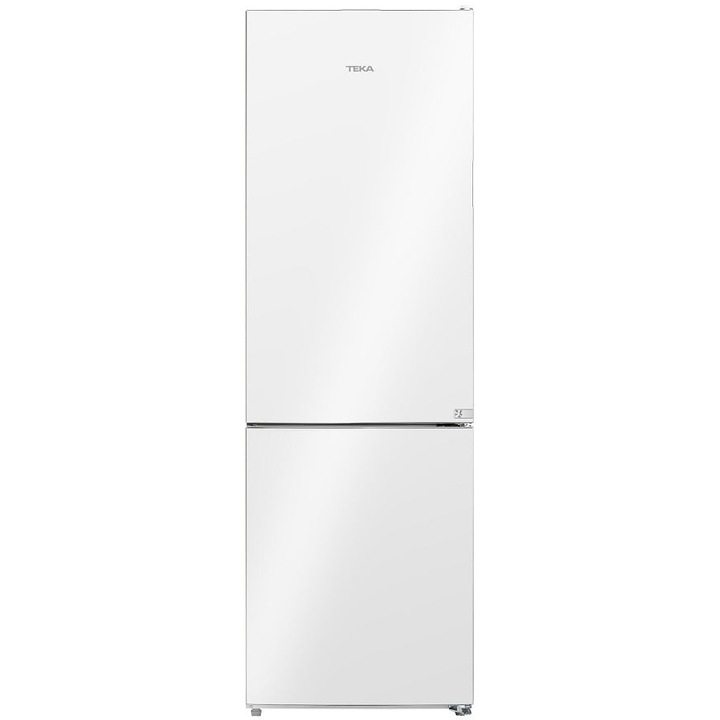 Combina frigorifica Free Standing TEKA RBF 44630 WH, 310 l, Clasa energetica D, Total No Frost, Motor Inverter, Functie Congelare rapida, H 188cm, Alb