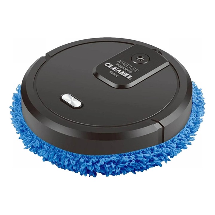 Robot mop umed-uscat YANYXR, curatare silentioasa, 360°, alb