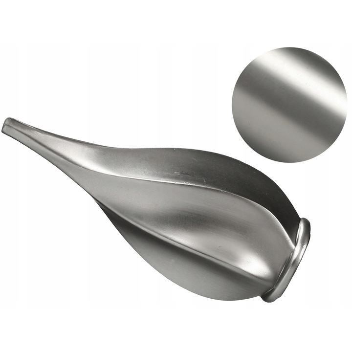 Capac Karnis Twister 19mm Szatén Nikkel (Matt Ezüst)
