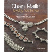 chain maille jewelry workshop techniques and projects for weaving with wire karen karon author imagen 14_0_
0