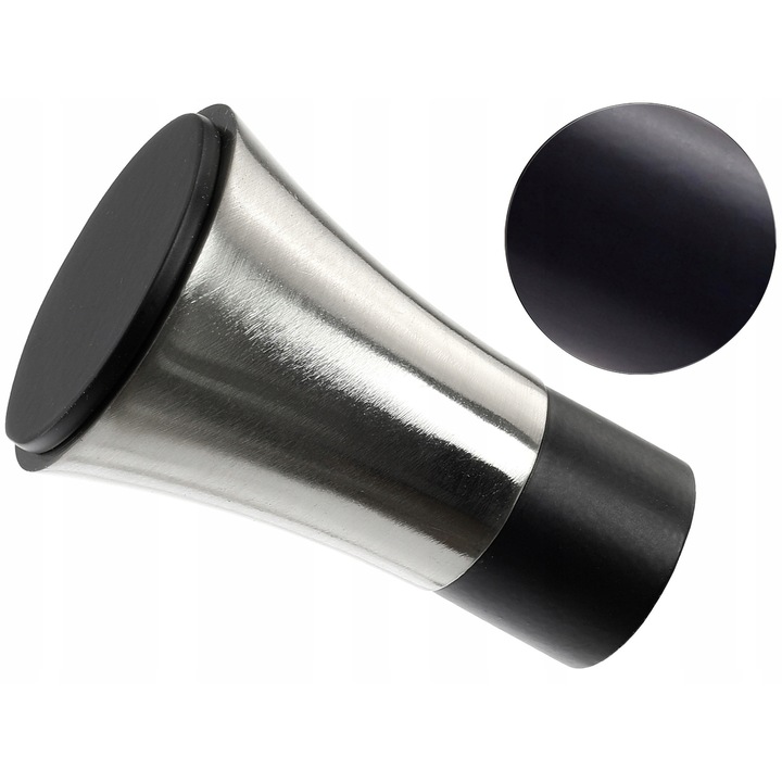 Capac Karnis Fi 19mm VASE Szálcsiszolt Fekete Matt