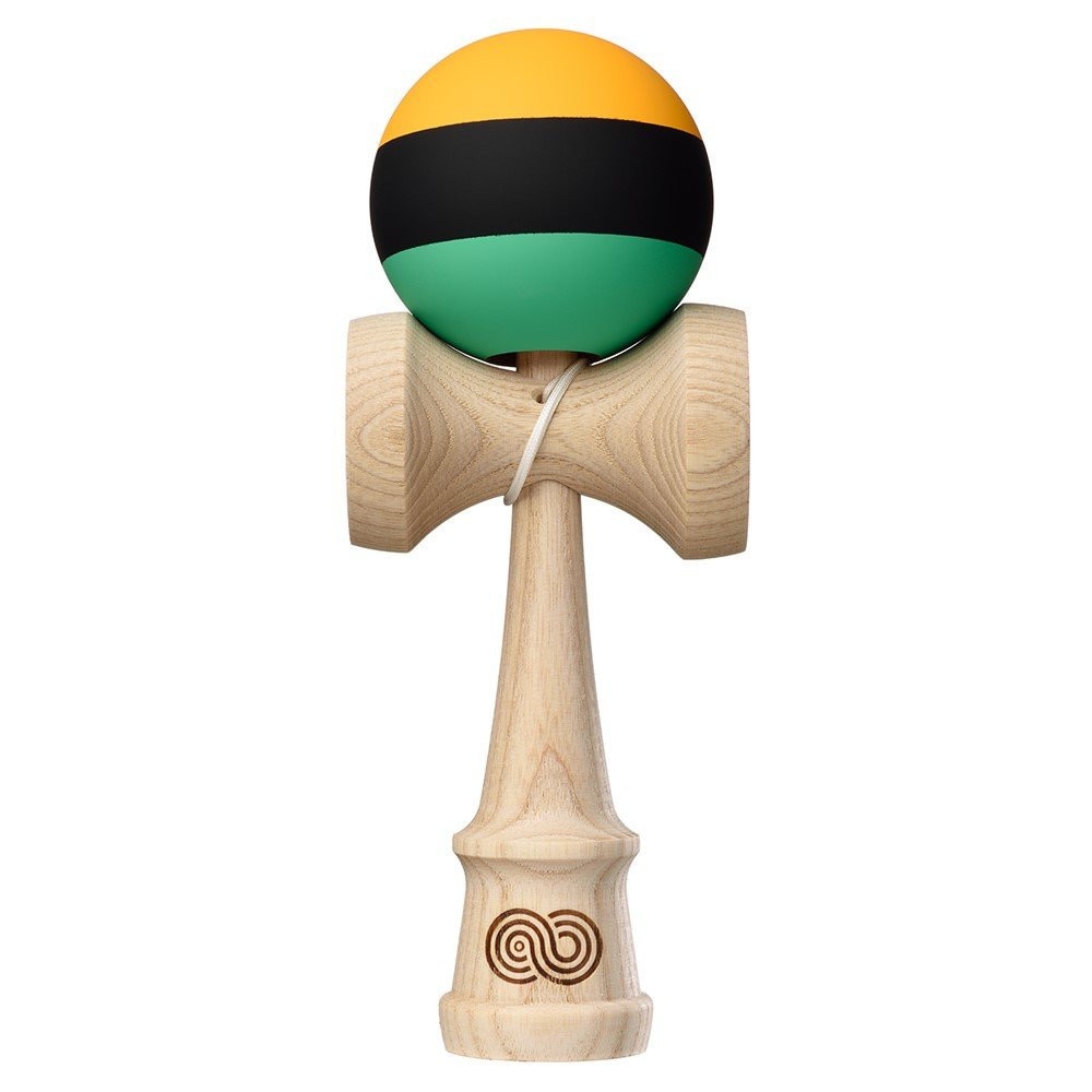 Kendama USA Kaizen 2.0 - Trip Split - Ash - Orange Black Green