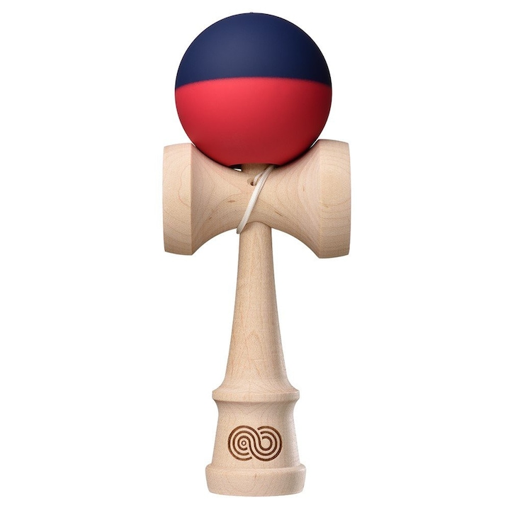 Kendama USA Kaizen 2.0 – Half Split – Juhar – Sötétkék és Piros