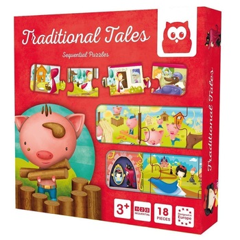 Puzzle progresiv, EUREKAKIDS, Povesti Traditionale Puzzle progresiv, EUREKAKIDS, Povesti Traditionale
