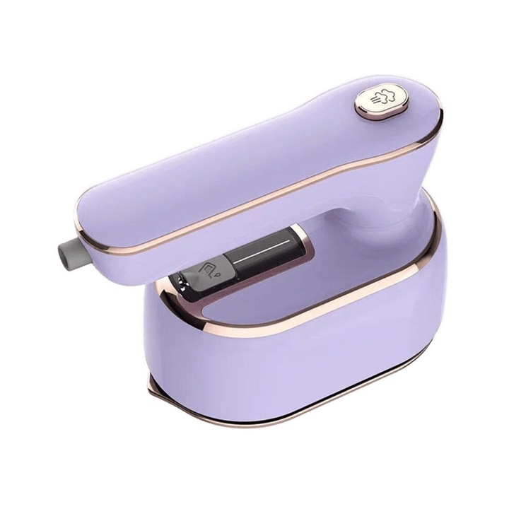 Fier de calcat cu aburi portabil 2 in 1 1000W, compact, 15.5x7.6x10.7cm