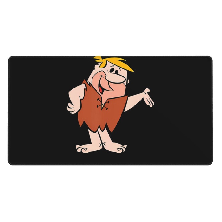 Mousepad antiderapant, cauciuc, 40x75cm, negru
